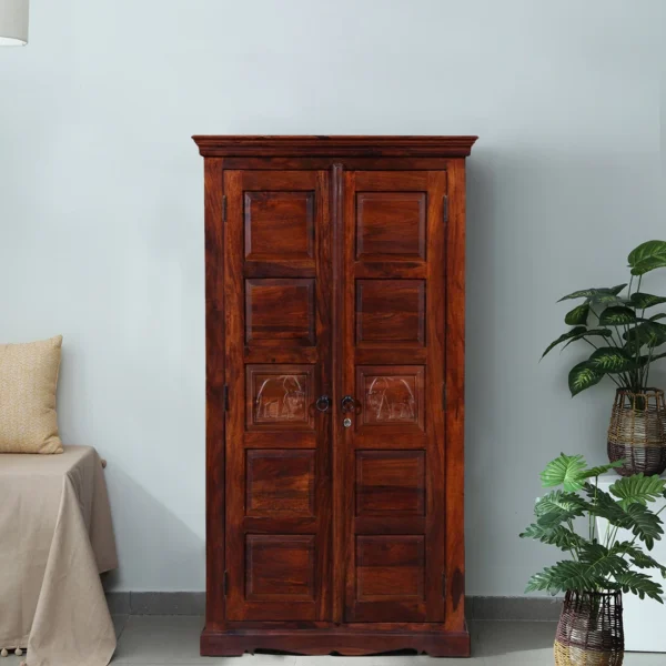 wood storage cabinet