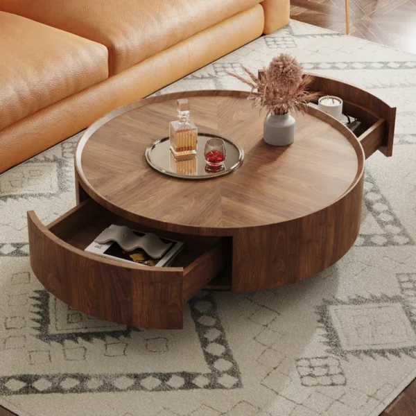 coffee table with drawer