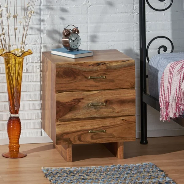 3 drawer bedside table