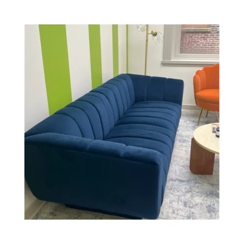 Click to view full screen Modern Style 88.2'' W Charlotte 3Seater Chesterfield Sofa photo review