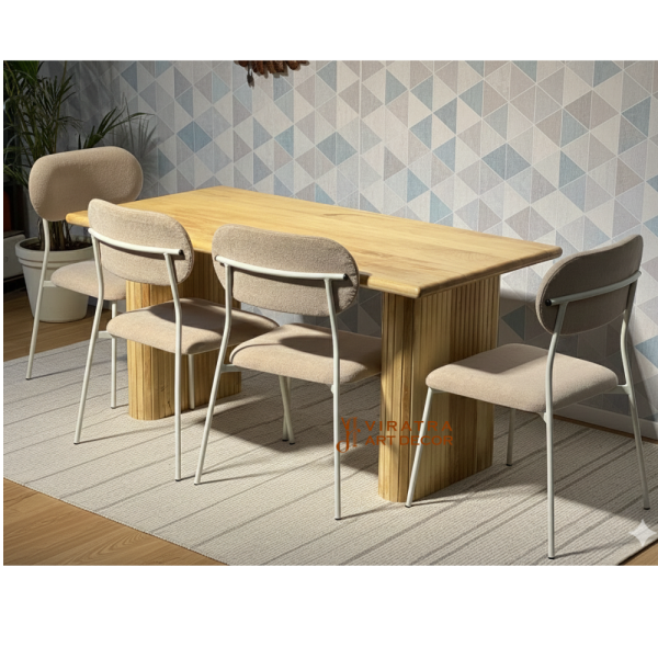 Wooden Dining Set 6 Seater With 6 Chair