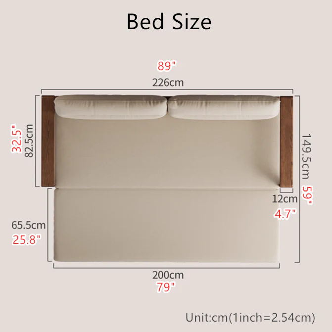 Solid Wood Pull Out Sofa Bed with Underneath Storage Drawers SIZE02 671x