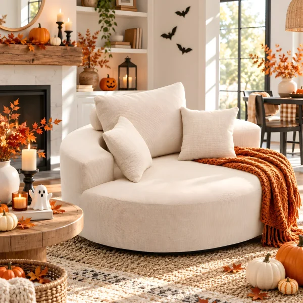 55 +Oversized+Boneless+Swivel+Round+Pillow+Back+Sofa,+Modern+Comfy+Lounge+Seating 1788265066