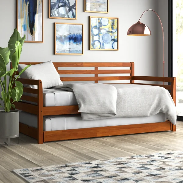 Alexz+Wood+Daybed+with+Pop+Up+Trundle+Bed,+Mattresses+Not+Included 72767740