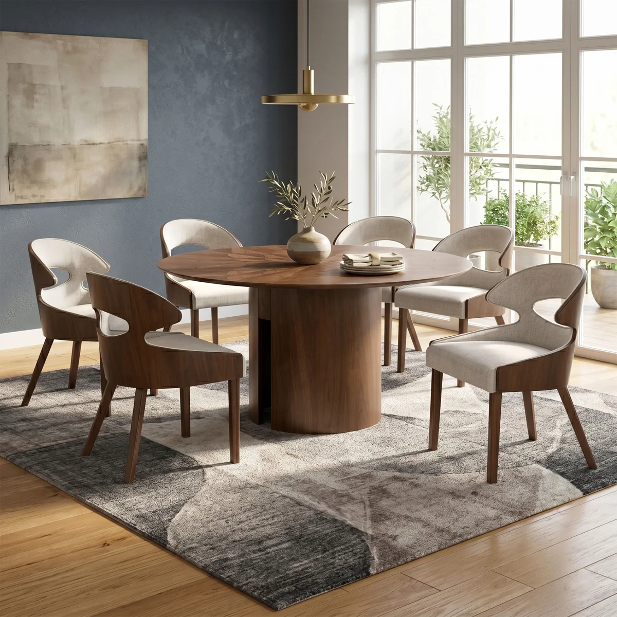Farrish+Solid+Wood+7-Piece+Round+Dining+Table+Set-130811211 Farrish+Solid+Wood+7 Piece+Round+Dining+Table+Set 130811211