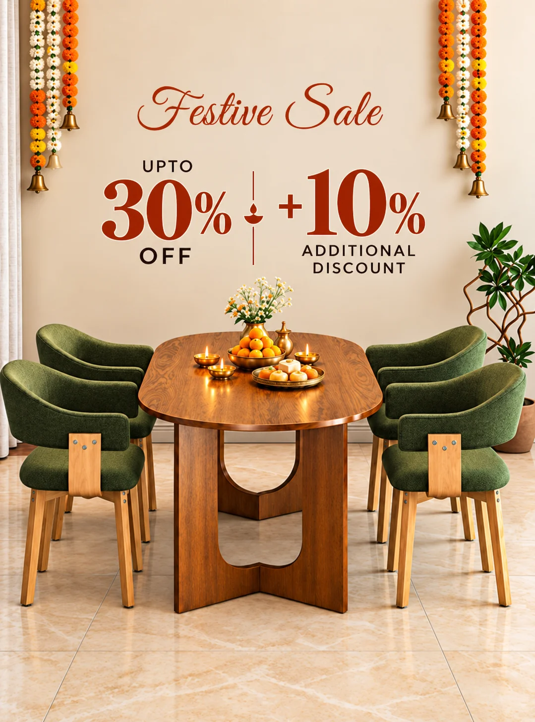 Festive Sale Dining Room Display