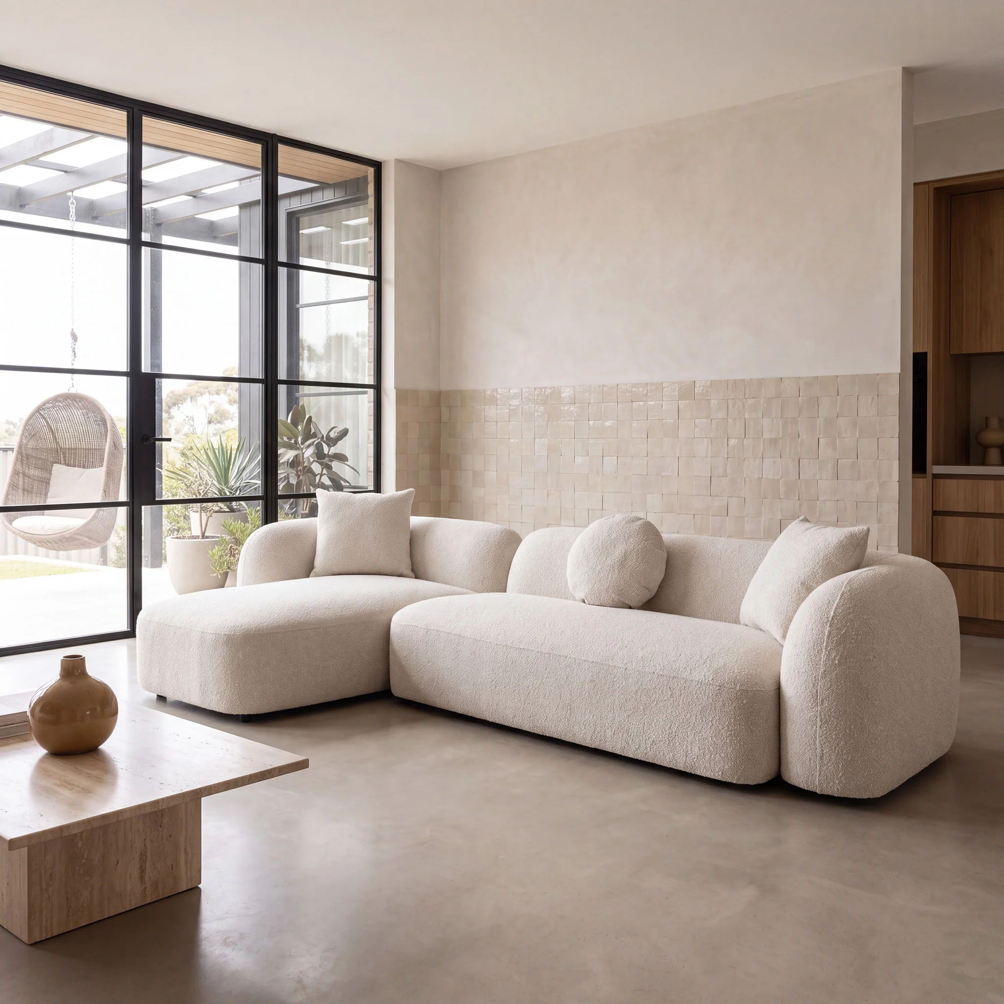 Justus_3_Seater_Left_Chaise_Sofa_-_Oatmeal_Beige_Lifestyle Justus 3 Seater Left Chaise Sofa Oatmeal Beige Lifestyle