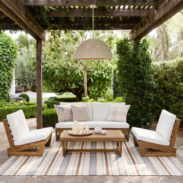 Louise+Acacia+Solid+Wood+4+ +Person+Patio+Conversation+Set+with+Cushions 88683780 (2)