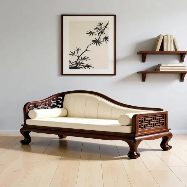 New+Chinese style+indoor+leisure+chaise+lounge