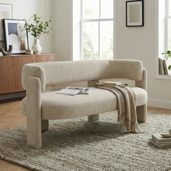 Upholstered+Barrel+Backrest+Loveseat+Sofa 734679165