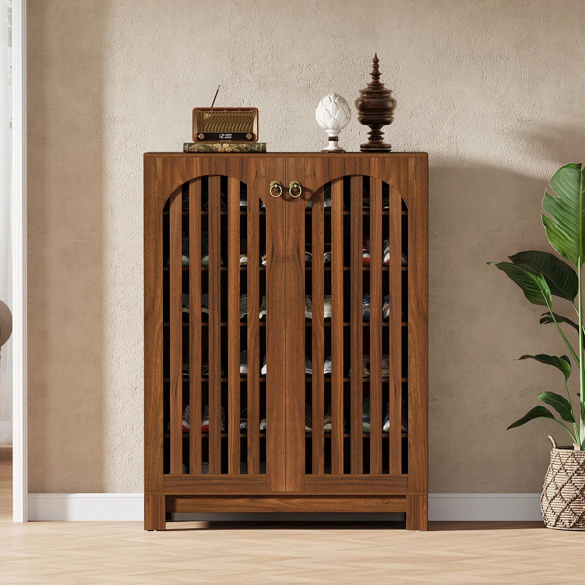Wooden+6-Tier+Shoe+Storage+Cabinet+with+Louver+Doors,+Adjustable+Shelves+for+Entryway,+Living+Room,+Bedroom,+Oak-546901252 (5) Wooden+6 Tier+Shoe+Storage+Cabinet+with+Louver+Doors,+Adjustable+Shelves+for+Entryway,+Living+Room,+Bedroom,+Oak 546901252 (5)