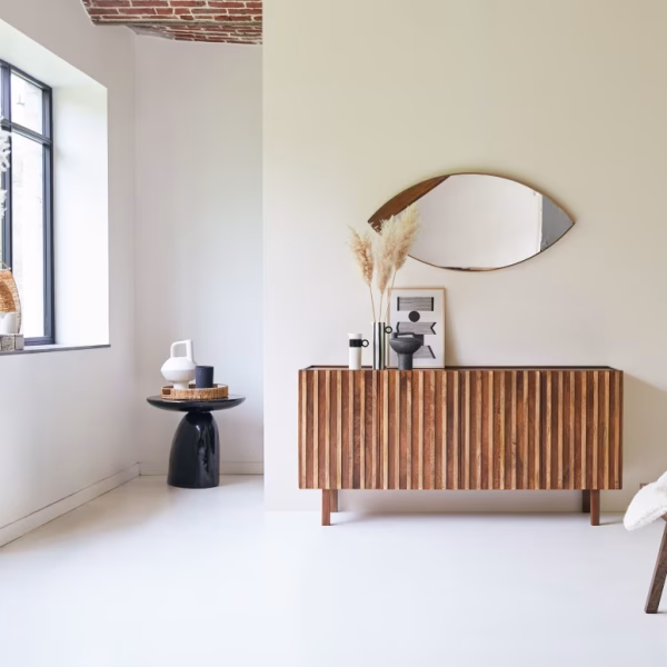 milo solid mango wood sideboard 4652